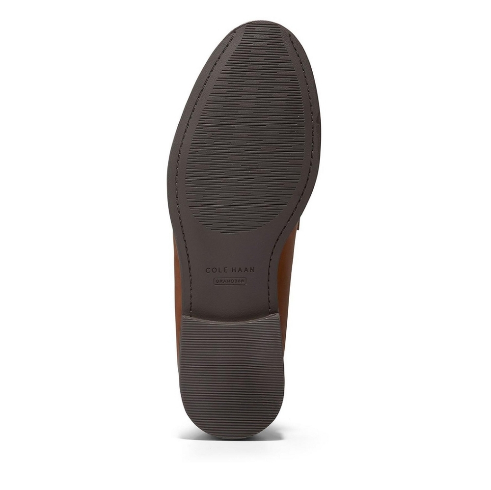$150 Cole Haan Womens Stassi Chain Loafer Leather  Brown Size 10.5 B New - Picture 4 of 15